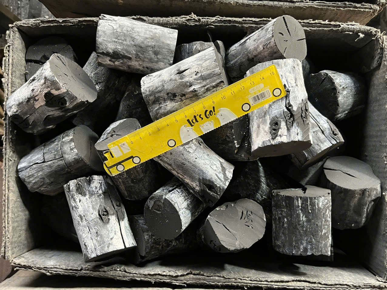 Eucalyptus charcoal production